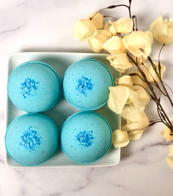 Black raspberry vanilla foaming bath bombs - Sweet Surrender