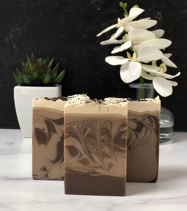 cafe caramel artisan soap for dry skin