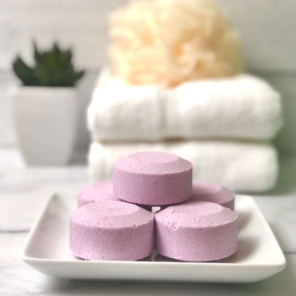 Lavender Shower Steamer from Sweet Surrender  5, lavender shower melts, lavender shower bombs, shower bombs, shower melts, lavender aromatherapy, lavender spa treatments, lavender home spa treatments