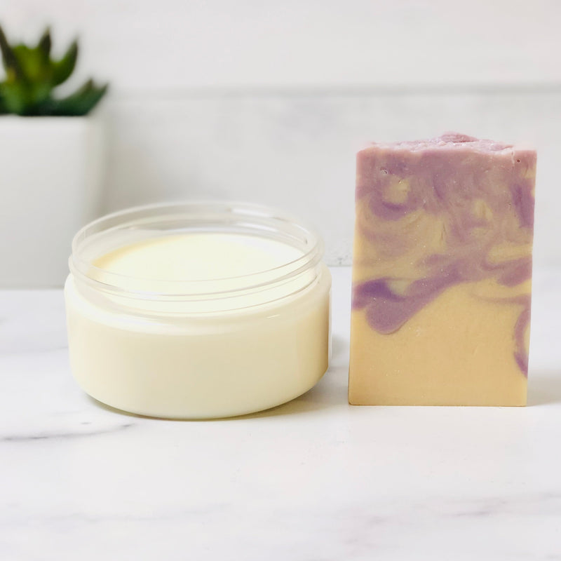 Healthy Skin Duo from Sweet Surrender  45, lavender soap set, shea butter soap set, dry skin soap set, sensitive skin soap set, oatmeal bar soap set, goat milk soap set, artisan soap set, artisan soap gift set, handmade soap gift set, handmade soap bar gift set