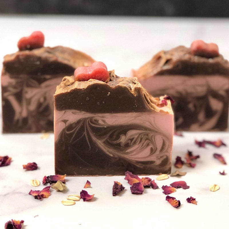 Raspberry Mocha Handcrafted Artisan Soap from Sweet Surrender  12, bar soap, soap bar, artisan soap bar, natural soap bar, goat milk soap bar, oatmeal soap bar, dry skin soap bar, bath and body care, body soap, face soap bar, best soap bar in las vegas, best artisan soap bar in henderson nevada, best artisan soap bar, oatmeal soap bar, goat milk, soap bar, dry skin soap, best soap for sensitive skin