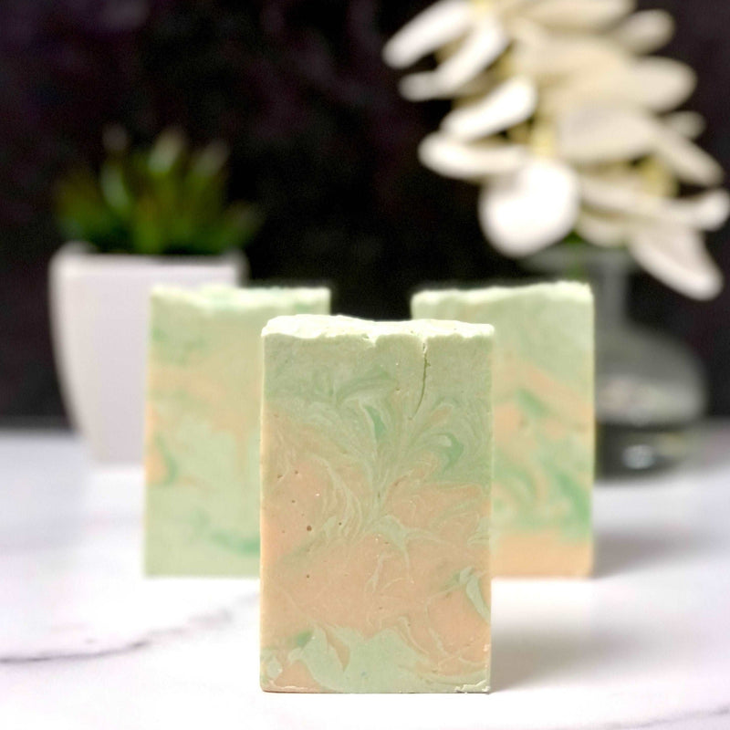 Green Tea and Cucumber Handcrafted Soap from Sweet Surrender  12, luxury soap, artisan soap, aritsan soap bar, beauty bar soap, bar soap for face, soap bar for the body, dry skin soap, gentle soap for sensitive skin, eczema soap bar, psoriasis soap, best dry skin soap bar, best oatmeal soap bar, best cold process soap bar, wholesale soap bars, goat milk soap bar, clay soap bar, private label bar soaps, airbnb soap bars wholesale, luxury airbnb soap supplier, dry skincare soap