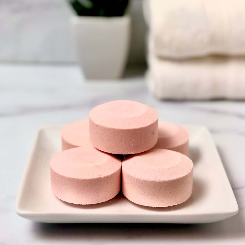 Sweet Peppermint Shower Steamers from Sweet Surrender  5, wholesale shower steamers, wholesale shower melts, best shower steamers henderson, spa shower treatments at home, sweet surrender, bath and body care, self care, aromatherpy